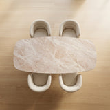 Taj Mahal quartz stone Deens Ovaal 240x100