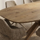 Tafel Tim - Deens Ovaal - Massief Eikenhout