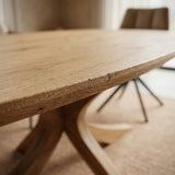 Tafel Beza - Ovaal - Matrix Retro Hout