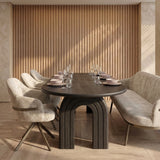 Tafel Yannick - Plat Ovaal - Massief Eikenhout