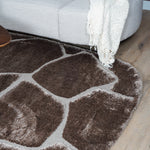 Vloerkleed Macy Bruin - Rounded Corners - view 2
