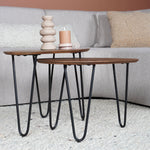 Vloerkleed Steve Licht Grijs Rond - view 3