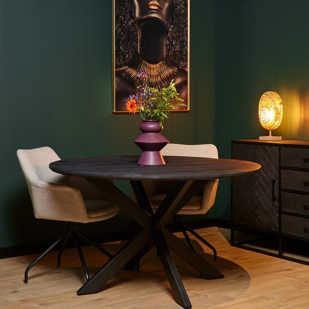 Eettafel New York | Rond | 110 cm - Inrichting Op Maat