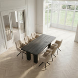 Black Friday Tafel Doria  - Rechthoekig - Massief Eikenhout