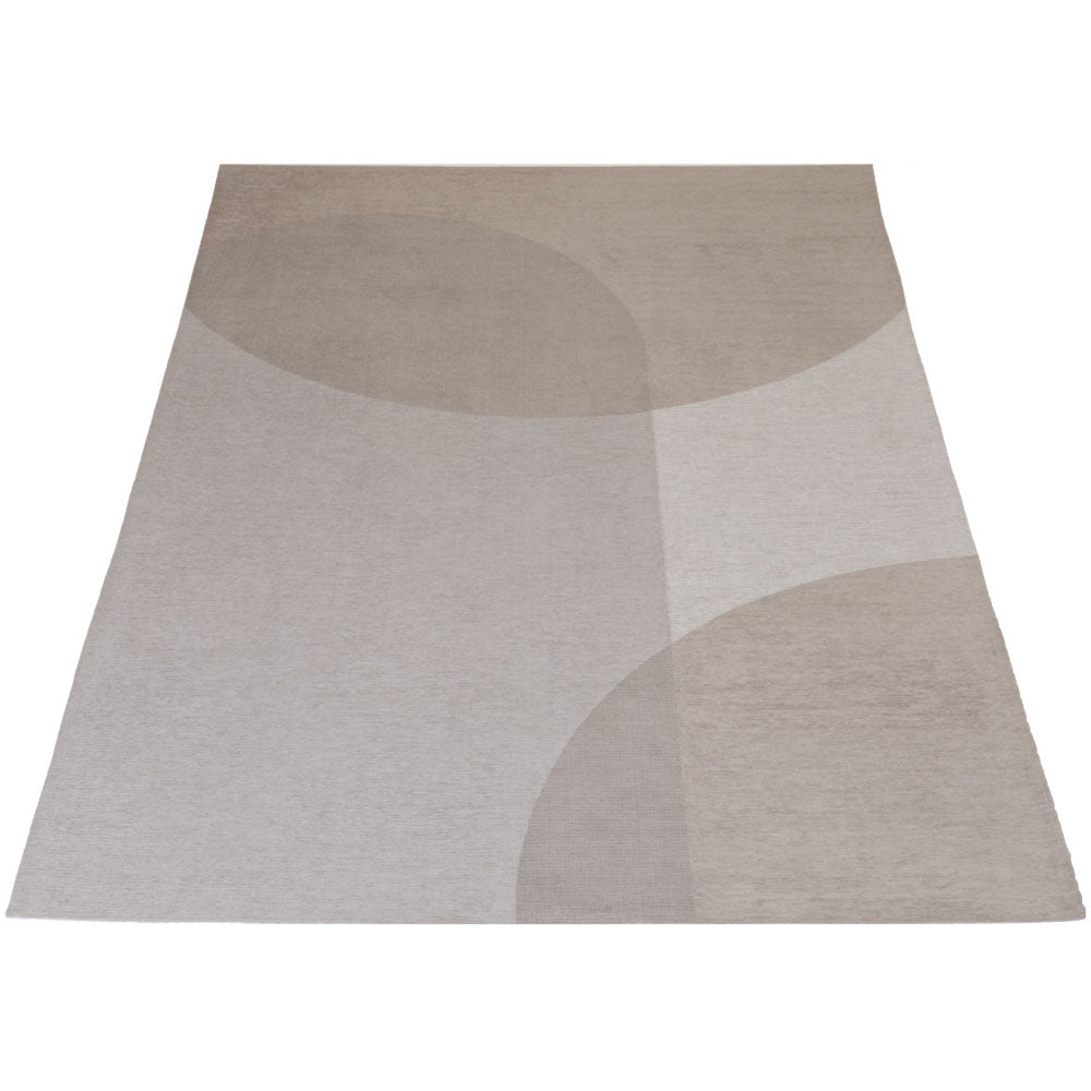 Vloerkleed Eli Beige - Beige Rechthoekig