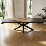 Tafel plat ovaal eikenhout - Matrix XL