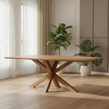 Tafel Rechthoekig Eikenhout - Matrix Hout