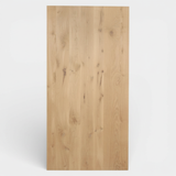 Danish Oval Oak Table - Triangle Set - Dark Oak