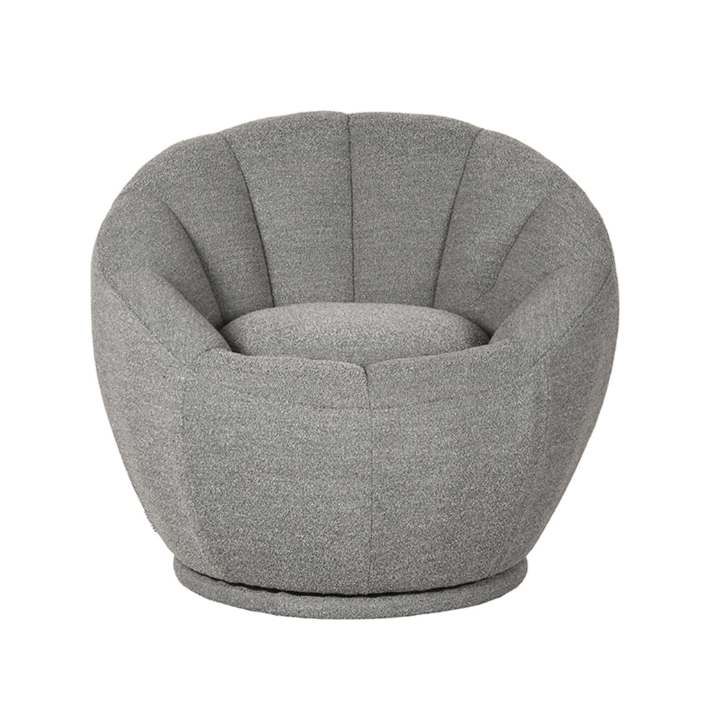 Fauteuil Crown - Grijs - Boucle