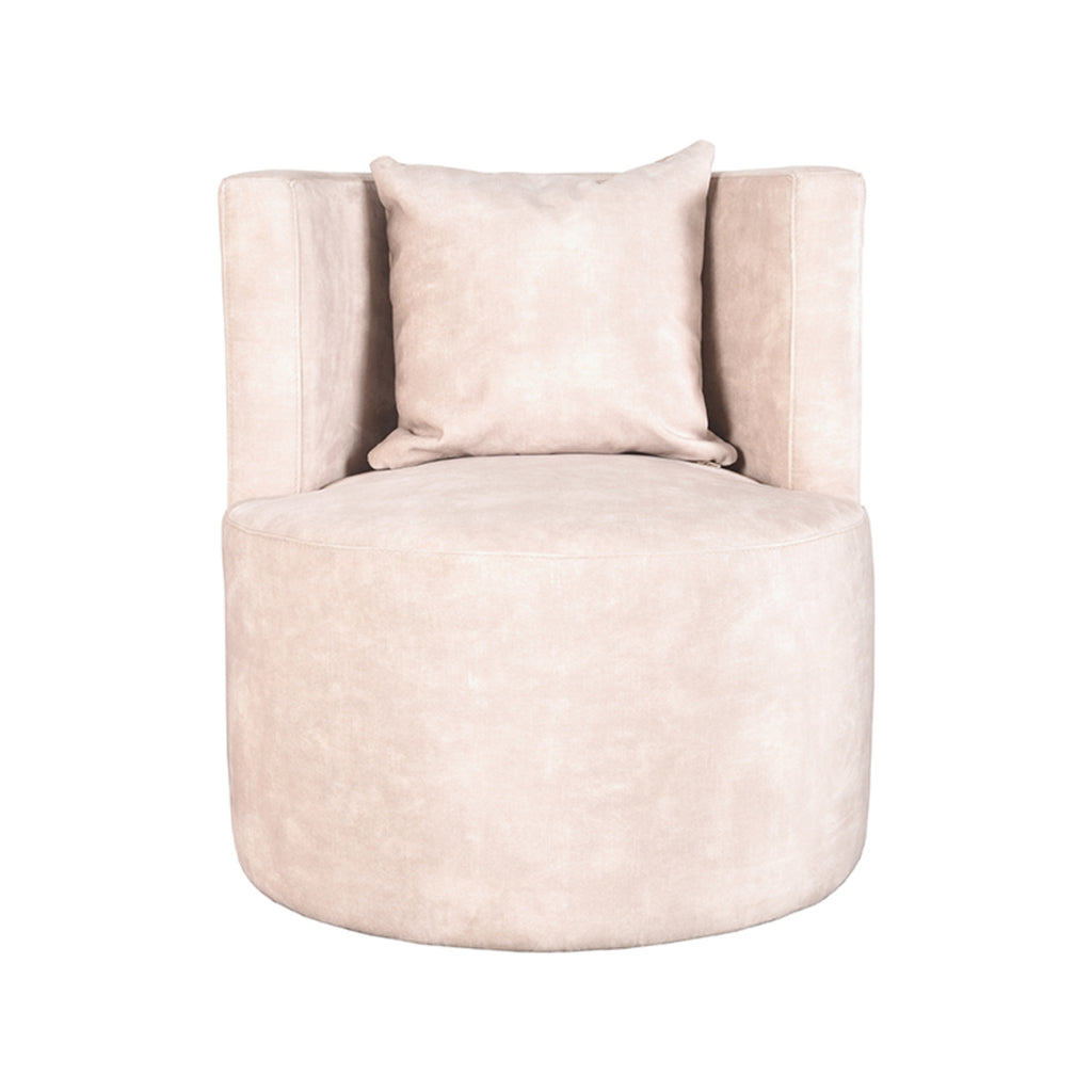 Fauteuil Evy - Natuurlijk - Fluweel