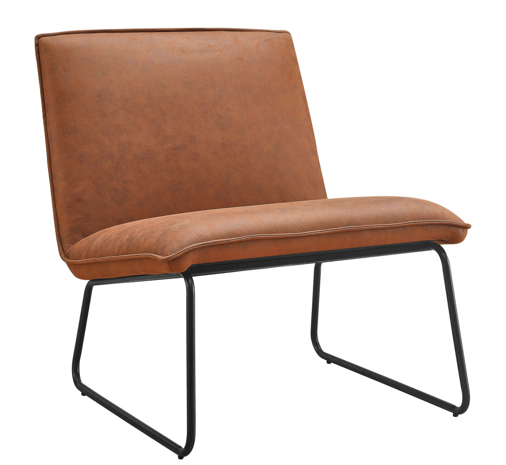 Fauteuil James - Microleder Cognac Inrichting Op Maat