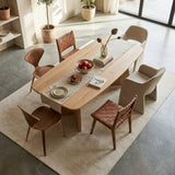 Tijdelijk Afgeprijsd Tafel Deens Ovaal Eikenhout - Set Driehoek poot - Sale