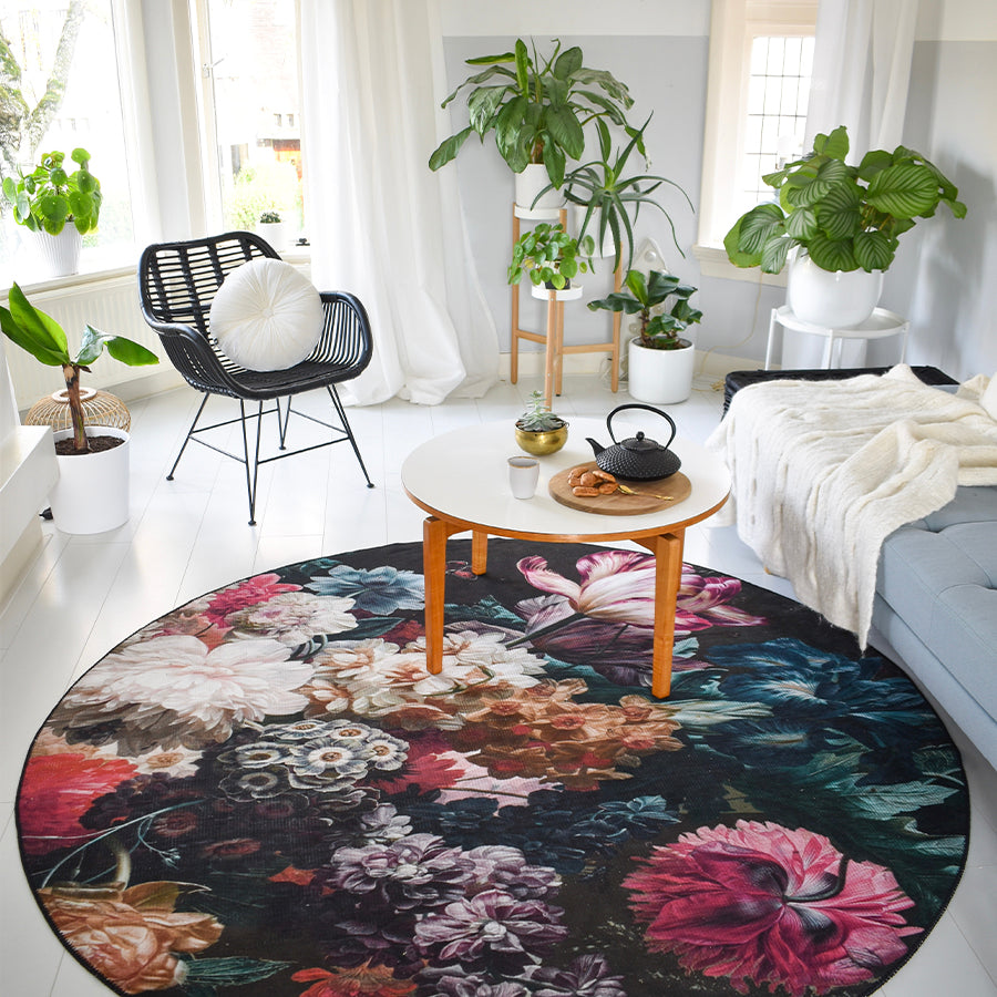 Vloerkleed Flores Rond - view 2