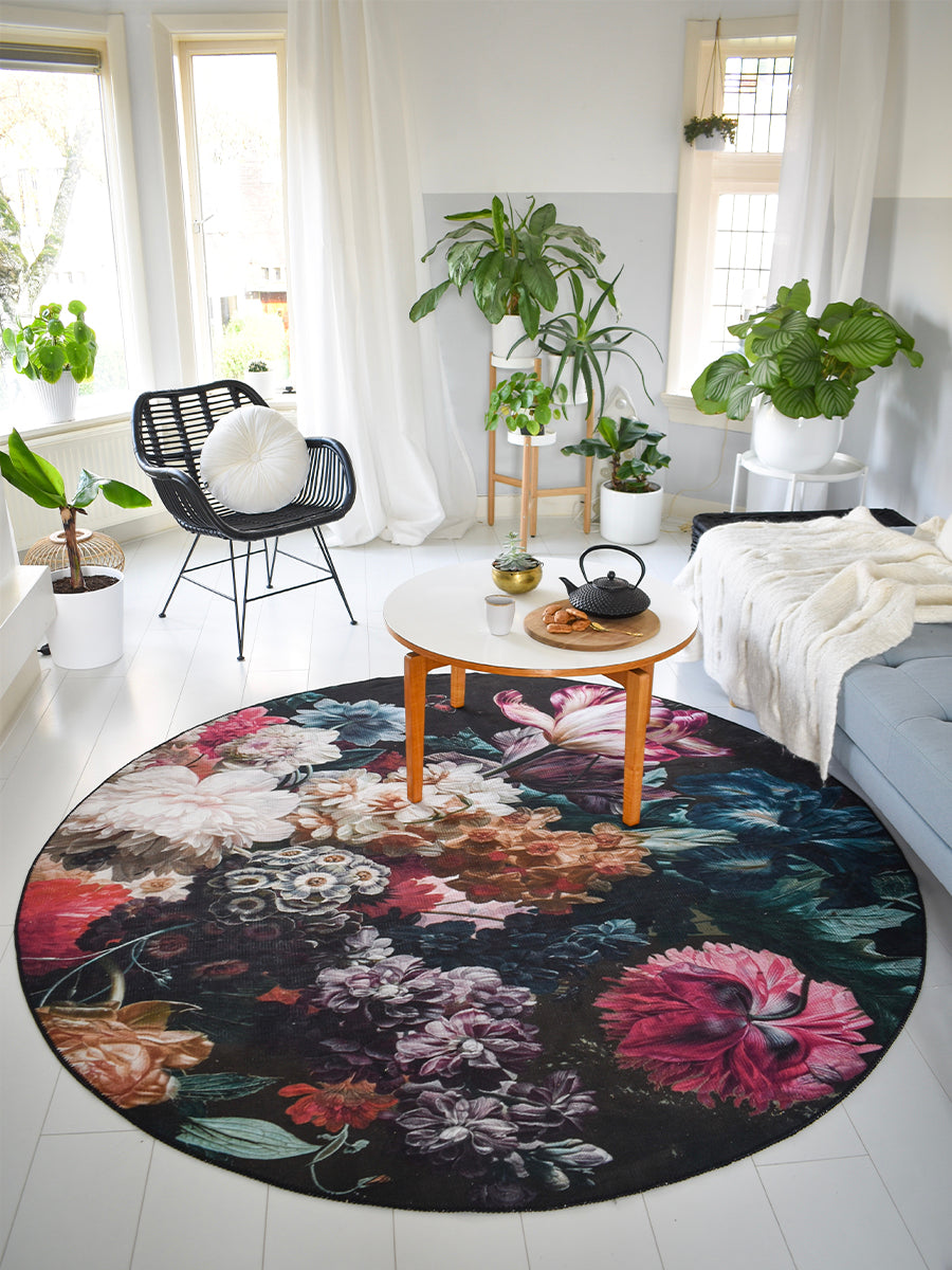 Vloerkleed Flores Rond - view 2