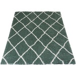 Vloerkleed Jeffie Green - Groen Rechthoekig