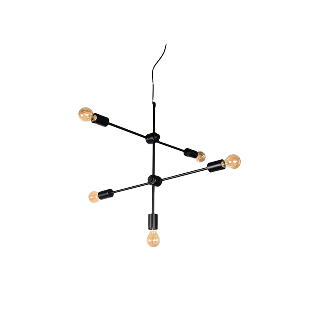 Hanglamp Stilo - Zwart - Metaal - Inrichting Op Maat