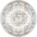 Vloerkleed Viola Taupe Rond - Taupe Rond