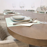 Tafel plat ovaal eikenhout - Matrix XL - Zand