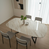 Ajax volakas gold marmer Eetkametafel - Deens Ovaal