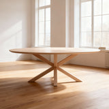 Tafel Ovaal Eikenhout - Matrix Hout