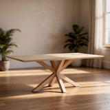 Tafel Rechthoekig Eikenhout - Matrix Hout