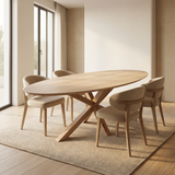 Tafel Ovaal Eikenhout - Matrix Hout