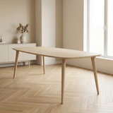 Danish Oval Oak Table - Triangle Set - Dark Oak