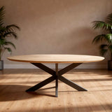 Tafel Ovaal Eikenhout - Matrix