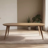 Tafel Plat Ovaal Eikenhout - I-Poot