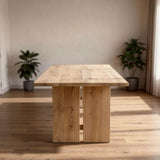 Tafel Rechthoekig Eikenhout - H-Poot