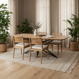 Tafel Deens Ovaal Eikenhout - Star