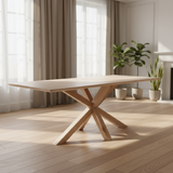 Tafel Rechthoekig Eikenhout - Matrix Hout