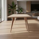 Tafel Rechthoekig Eikenhout - I-Poot