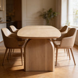 Tafel Deens Ovaal Eikenhout - Luna