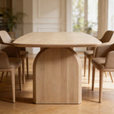 Tafel Deens Ovaal Eikenhout - Luna