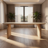 Tafel Deens Ovaal Eikenhout - Luna