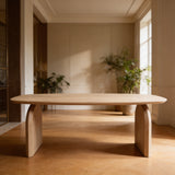 Tafel Deens Ovaal Eikenhout - Luna