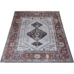 Vloerkleed Karaca Antraciet/Brown 09 - Bruin Rechthoekig