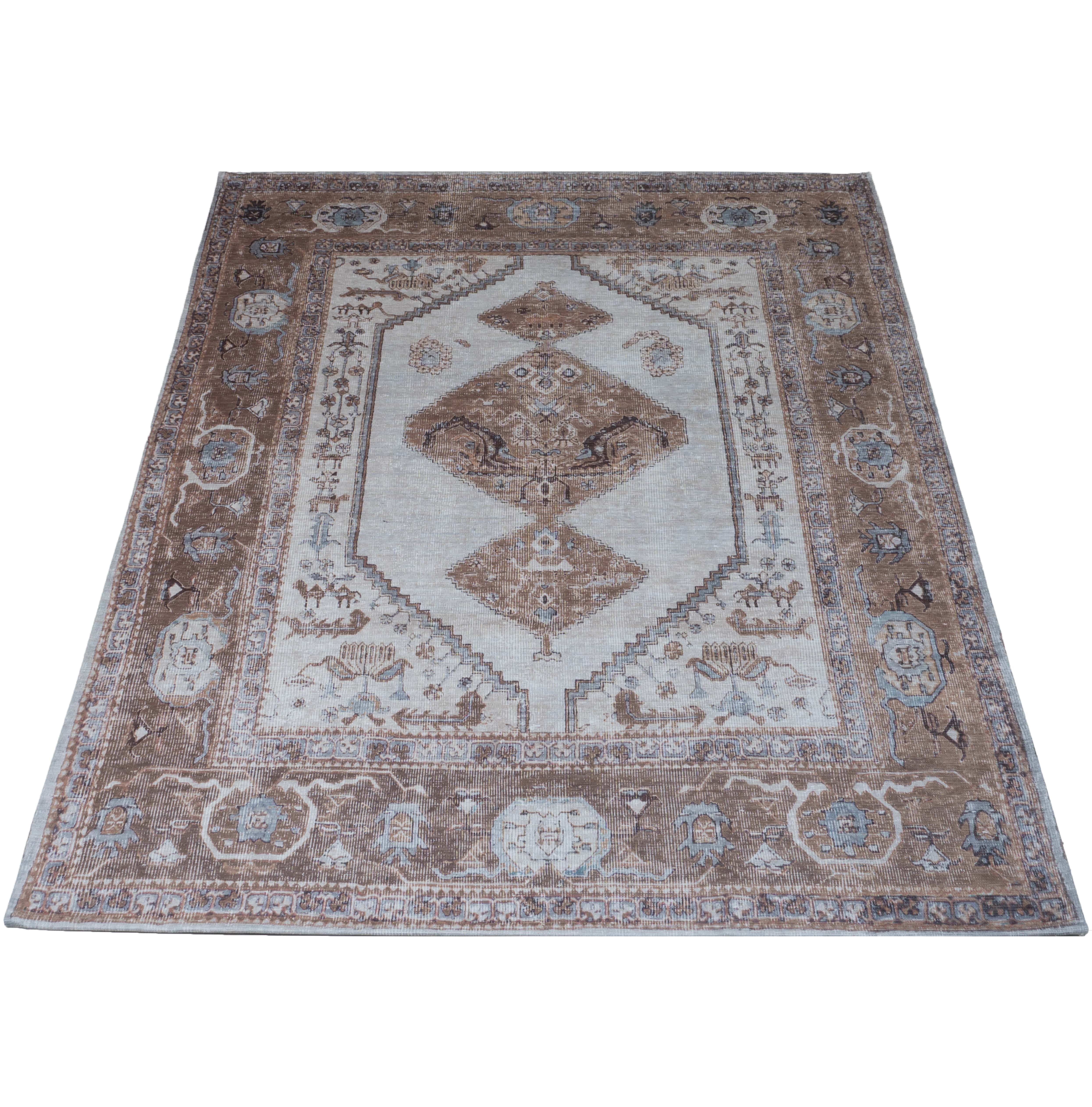 Vloerkleed Karaca Brown 08 - Bruin Rechthoekig