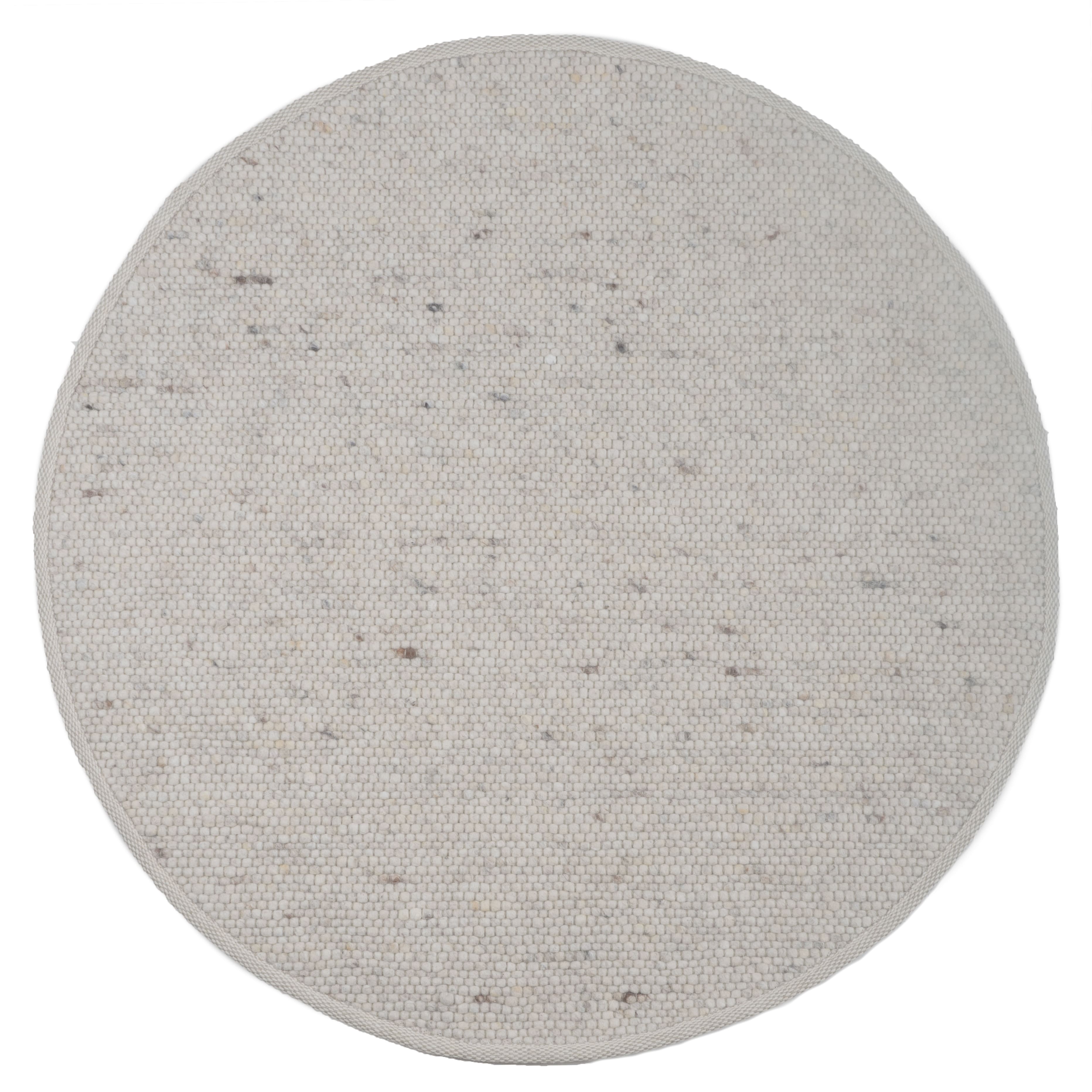 Karpet Greenland 011 Rond - Wit Rond