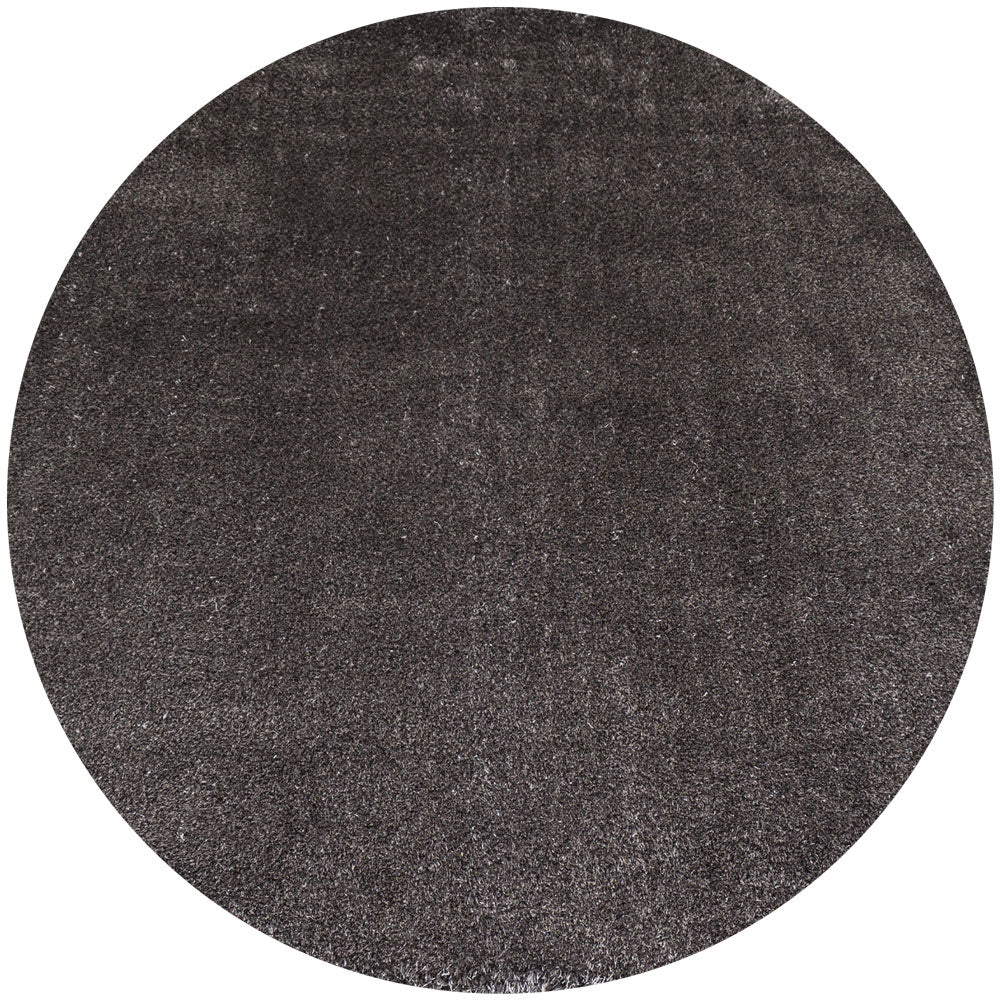 Karpet Lago Antraciet 26 Rond - Zwart Rond