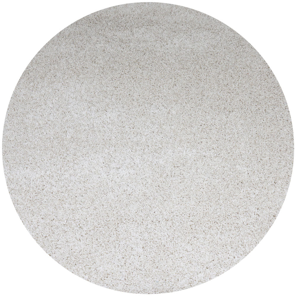 Karpet Rome Creme Rond - Wit Rond
