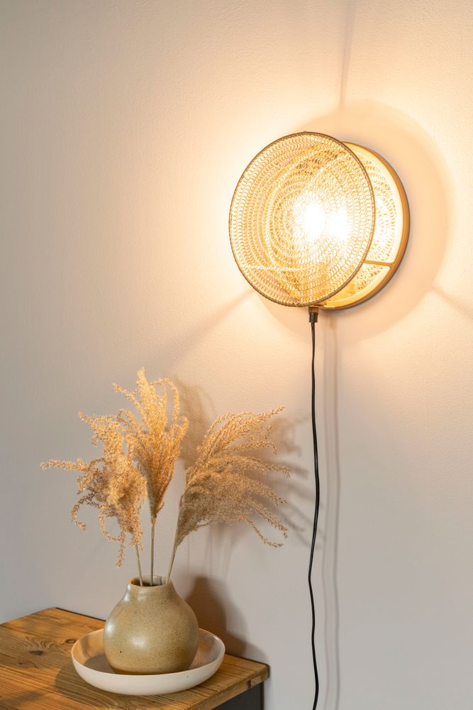 Lea Wandlamp Messing