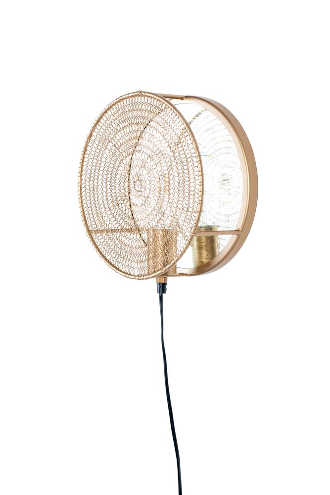 Lea Wandlamp Messing