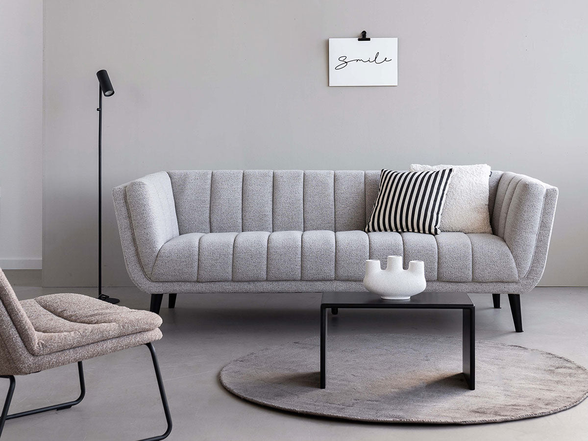Karpet Viscose Dark Grey Rond - view 2