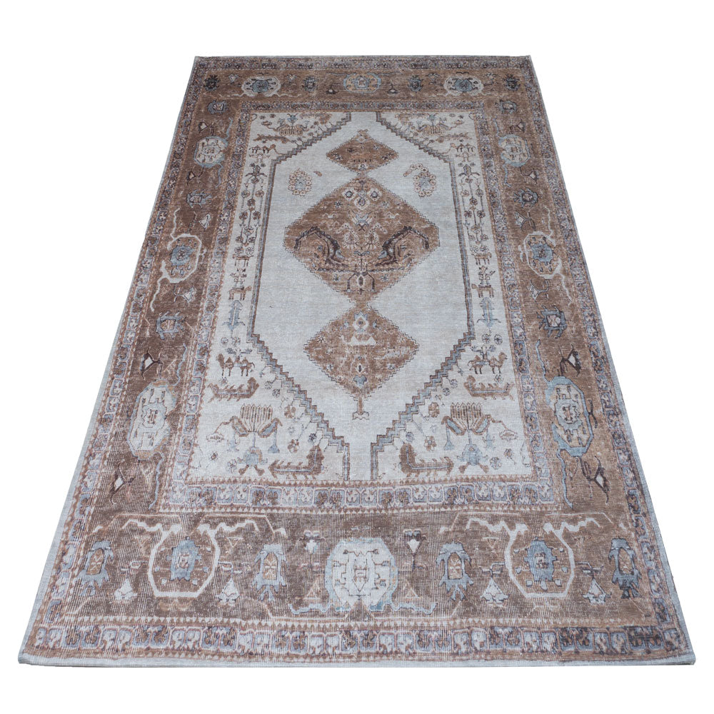 Vloerkleed Karaca Brown 08 - view 5