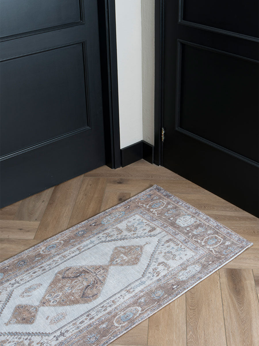 Vloerkleed Karaca Brown 08 - view 3
