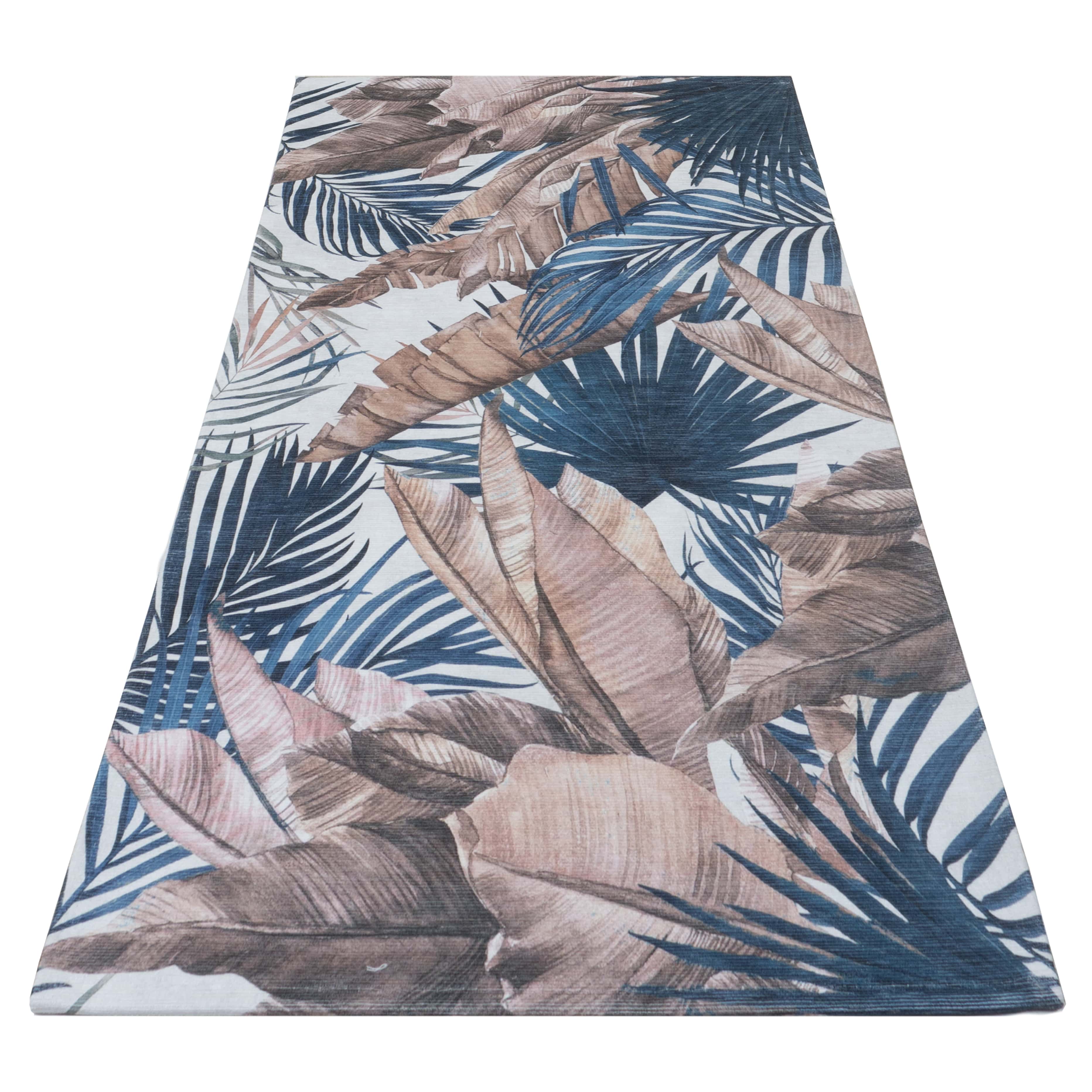 Vloerkleed Palm Blue - view 4