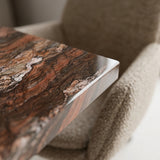 Fusion Red kwartsiet tafel