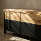 TV-Meubel Boston Groot - 200 cm - Massief Wild Eikenhout